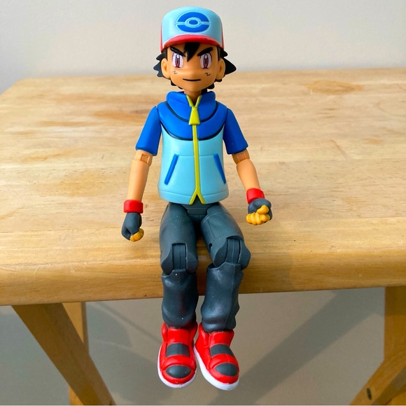2011 Pokemon Ash Ketchum 7” Action Figure Jakks - Picture 5 of 6